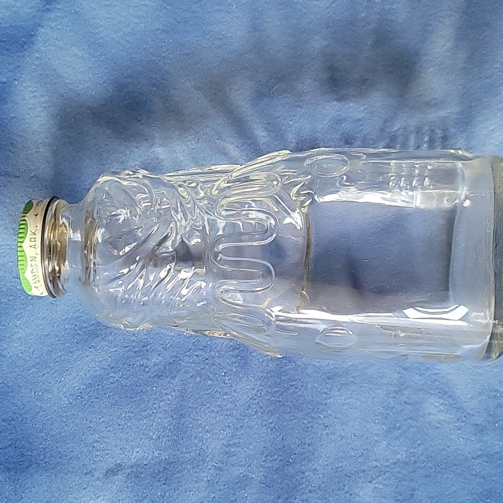 Vintage Glass Clown-Shaped Bottle - Grapette Family Beverage Syrup - Picture 3 of 5